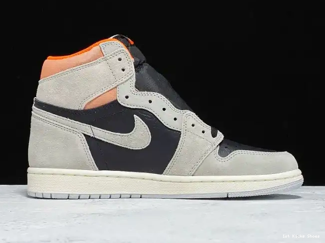 1st Kicks Shoes High 1 555088-018 Air OG Neutral Jordan Retro Grey 0523